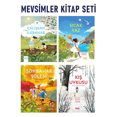 Çocuklar için Mevsimler Kitap Seti